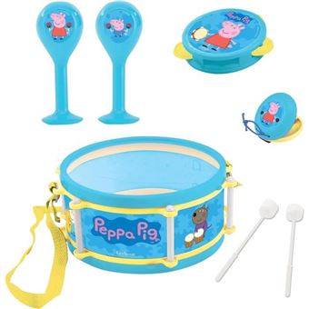 Kit D'instruments De Musique Peppa Pig – Xylophone, Tambour, Maracas, Saxophone – Jeu éducatif éveil Musical