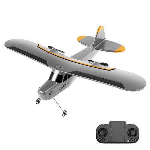 Drone SZSMART B3 Gris Rc Avion en mousse avec lumière Led 1 Batterie Autonomie 10 Min