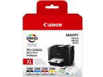 Canon PGI-2500XL C/M/Y/BK - Pack de 4 - noir, jaune, cyan, magenta - original - réservoir d'encre - pour MAXIFY iB4050, iB4150, MB5050, MB5150, MB5155, MB5350, MB5450, MB5455