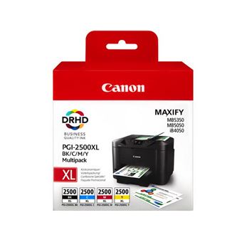Canon PGI-2500XL - Pack de 4 - noir, cyan, magenta, jaune - cartouche  d'encre originale