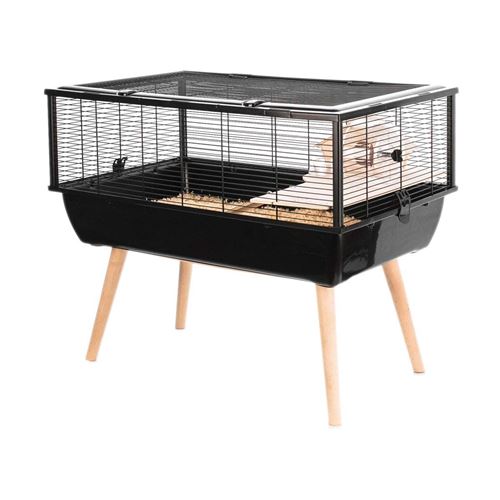 Zolux Cage Neo Nigha Petit Rongeur L 77.5 X P 47.5 X H 64.5 Cm Noire