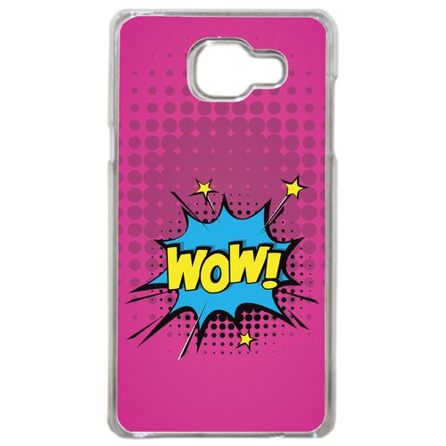 Coque Wow Fond Rose Compatible Samsung Galaxy A5 2016 Transparent