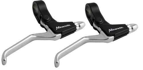 Miranda Commande de réglage Elegance V-frein 4-doigt noir / argent