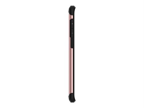 Spigen Tough Armor - Achterzijde behuizing voor mobiele telefoon - polycarbonaat, thermoplastic polyurethaan (TPU) - rosegoud - voor Samsung Galaxy S9+