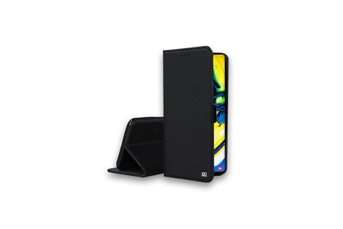 IBROZ Etui Folio Cover en Cuir noir pour Samsung Galaxy A80