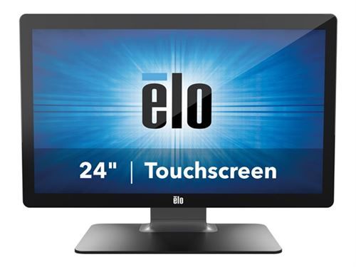 Elo 2403LM - LCD-monitor - 24 (23.8 zichtbaar) - aanraakscherm - 1920 x 1080 Full HD (1080p) - 250 cd/m² - 1000:1 - 15 ms - HDMI, VGA - luidsprekers - zwart
