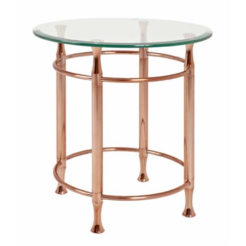 Paris Prix - Table D'appoint Design hyva 52cm Cuivre