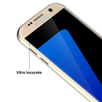 Protecteur Écran Verre Trempé KROMA Pour Samsung Galaxy S7 - Premium, Neuf Sous Blister