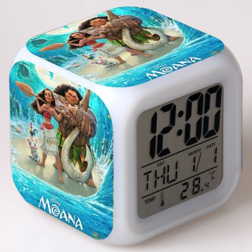 Stack Réveil Enfant Led Multifonctionnel Coloré - Moana #3 - Image 2