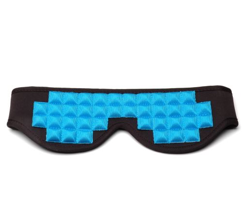PicoBong See No Evil Bandeau en Soie, Blue