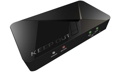 KeepOut SX300 USB 2.0 carte d'acquisition vidéo - Cartes d'acquisition vidéo (1080p, AAC, AVI,MPEG4, 2 A, Boîte, AV,USB)