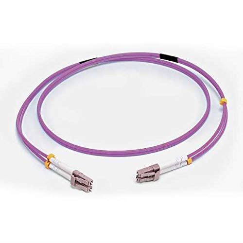 C2G 10 M Cordon DE RACCORDEMENT Fibre Optique LC/LC OM4 LSZH - Violet - Câbles de Fibre Optique (10 m, LSZH, OM4, LC, LC, Violet)