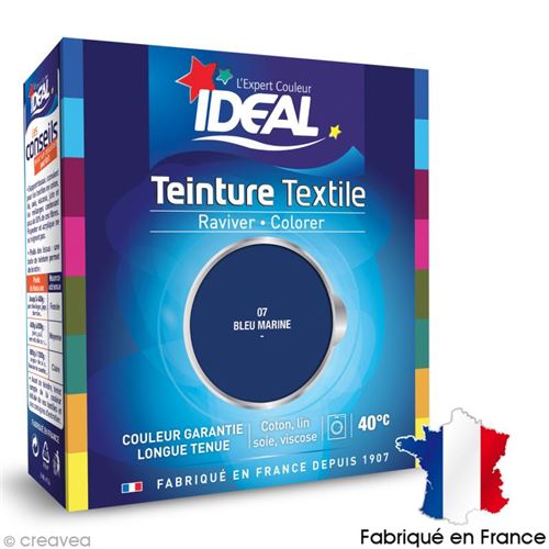 Teinture Tissu Idéal liquide Bleu marine 07 maxi