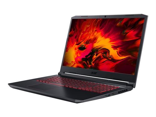 Acer Nitro 5 An517-52-54Pm - Intel Core i5 - 10300H / 2.5 Ghz - Win 10 Familiale 64 Bits - Gf Rtx 3060 - 8 Go Ram - 512 Go SSD - 17.3" Ips 1920 X 1080 (Full Hd) - Wi-Fi 6 - Noir Vitreux - Clavier : Français