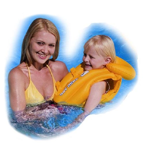 Gilet de natation Swim Safe Step B - 52 x 47 cm - Jaune