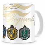 Sd Toys Harry Potter Tasse Boucliers Maisons Poudlard, Céramique, Blanc, 8 Cm