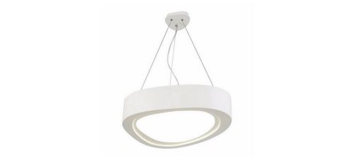 Homemania Lampe à Suspension Meriva - Blanc - 54 x 54 x 120 cm - 6 x Striscia LED, 24W, 2520LM, 4000K