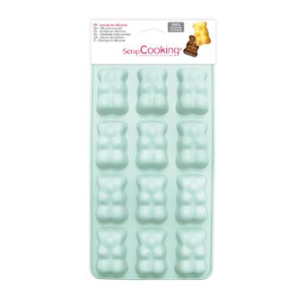 ScrapCooking® - Moule en silicone - Moule à chocolat ScrapCooking® : Ourson guimauve