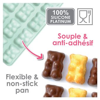 ScrapCooking® - Moule en silicone - Moule à chocolat ScrapCooking® : Ourson guimauve