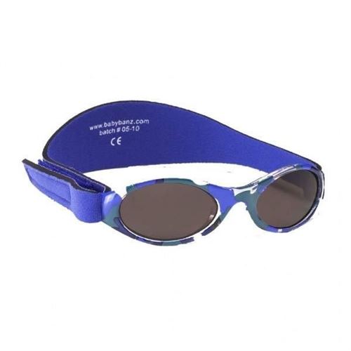 Banz lunettes de soleil junior bleu/blanc 2-5 ans
