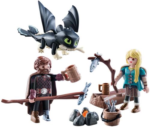 Harold Playmobil 70040 PLAYMOBIL DRAGONS 70040 Harold Et Astrid
