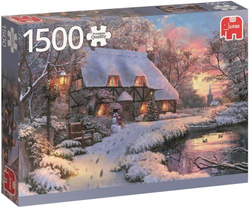 Jumbo puzzle Winter Cottage 1500 pièces