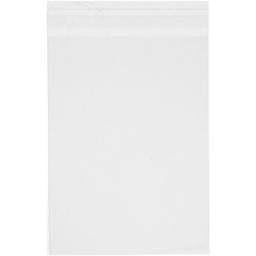 Sachets transparents plats à fermeture autocollante - 12 x 16 cm - 50 pcs
