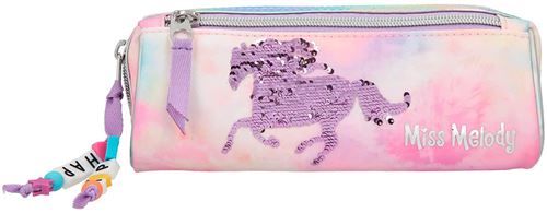 Miss Melody pochette Batikfilles 20 cm polyester rose/violet