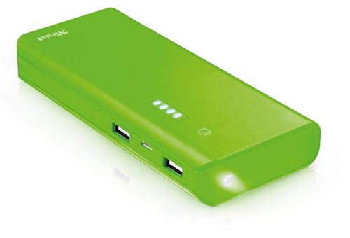 Trust Urban Chargeur Portable 10.000 Mah Vert