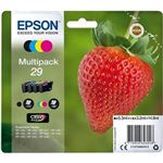 Epson 29 Multipack - Pack de 4 - noir, jaune, cyan, magenta - original - blister - cartouche d'encre - pour Expression Home XP-245, 247, 255, 257, 332, 342, 345, 352, 355, 435, 442, 445, 452, 455