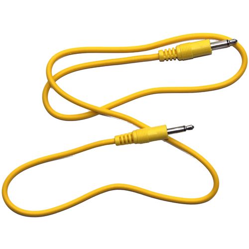 Analogue Solutions câble patch jack 3,5 mm mono 60 cm jaune (10x)