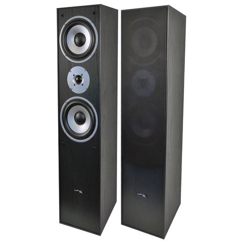Paire d'enceintes Hifi/Home-Cin&eacute;ma 2x500W L766-BL