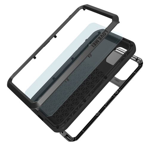 Coque pour iPhone 11 Pro Max Anti-pluie Antichoc 3m Intégrale Powerful Love Mei Noir