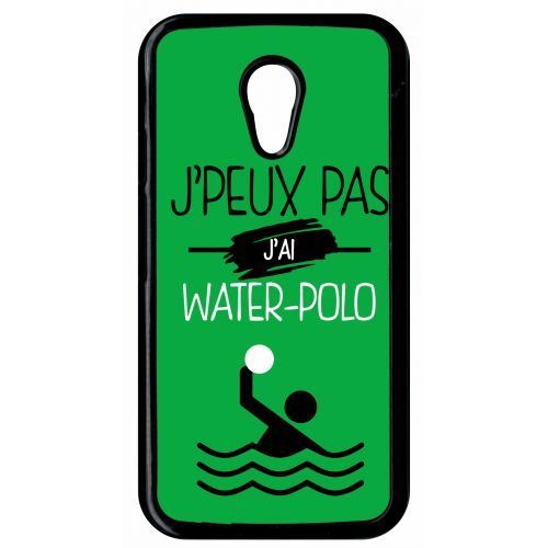 Coque motorola moto g2 j peux pas j ai water polo 11