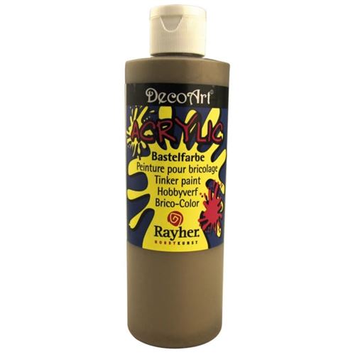 Peinture acrylique doré brillant 236 ml - decoart