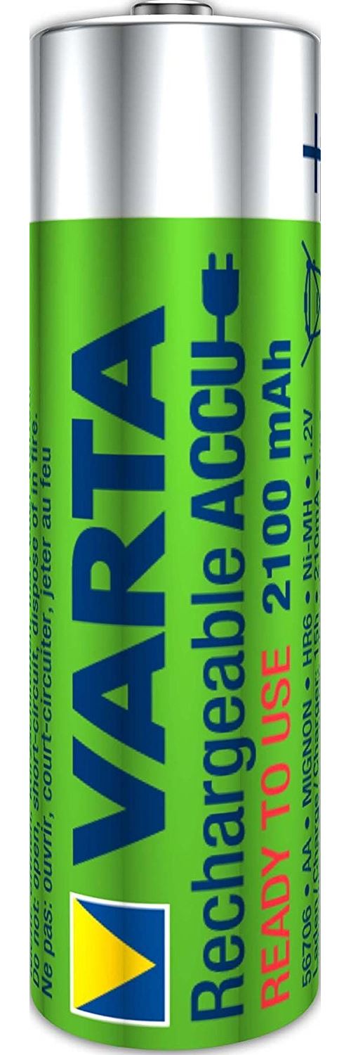 Varta Ni-MH, 2100 mAh, AA Hybride Nickel Metal 2100mAh 1.2V batterie rechargeable - Batteries rechargeables (2100 mAh, AA, 2100 mAh, Hybride Nickel Metal, AA, 1,2 V)