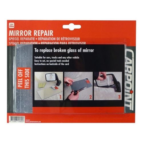 Carpoint kit de réparation miroir 12,5 x 20 cm