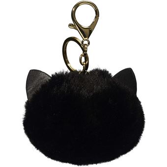 Draeger - Porte-clés peluche Chat noir