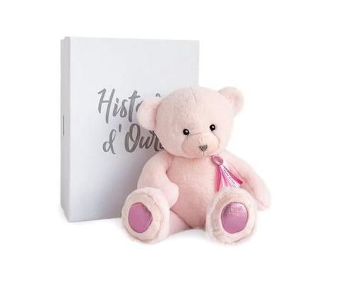 Histoire dours Peluche Charms Moyenne Rose - HO2811