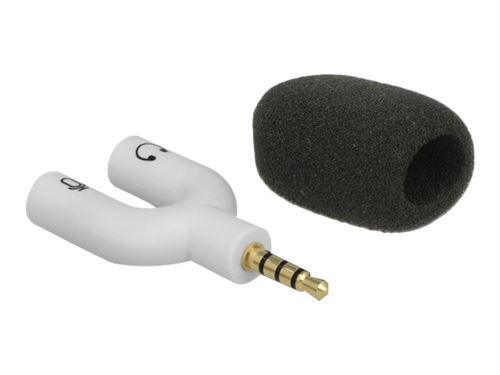 Delock Condenser Microphone Uni-Directional - Microphone - argent