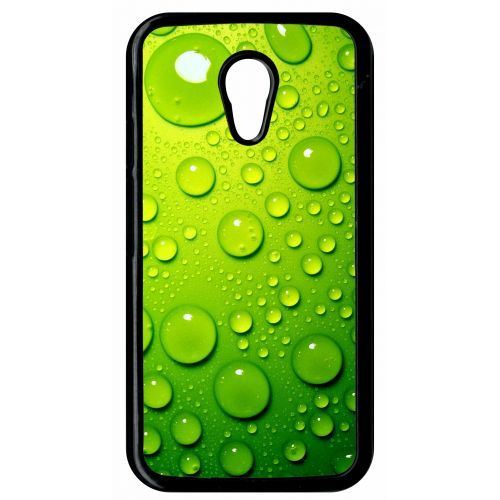 Coque goutte d eau verte compatible motorola moto g2 transparent