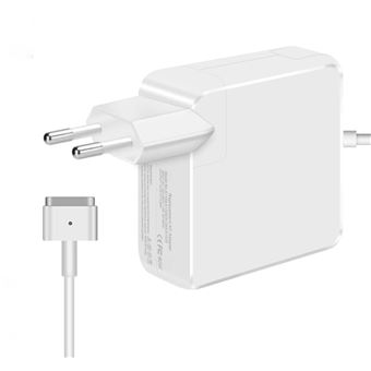 Chargeur 85W T-Tip Pour MacBook Pro/Air – Compatible Modèles 13" A1502, 15" A1398, Etc. – Entrée 100-240V, Câble 1,8 M