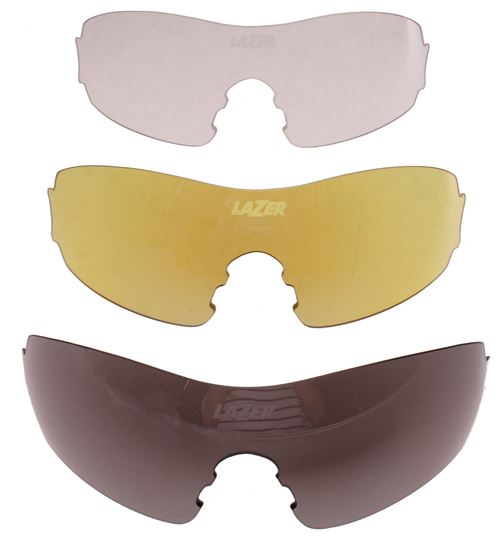 Lazer paire de lunettes de vélo M1-Snoir/jaune/transparent/transparent