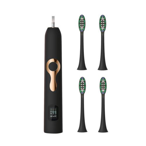 HERE MEGA - Brosse à Dents Electrique Rechargeable - Noir