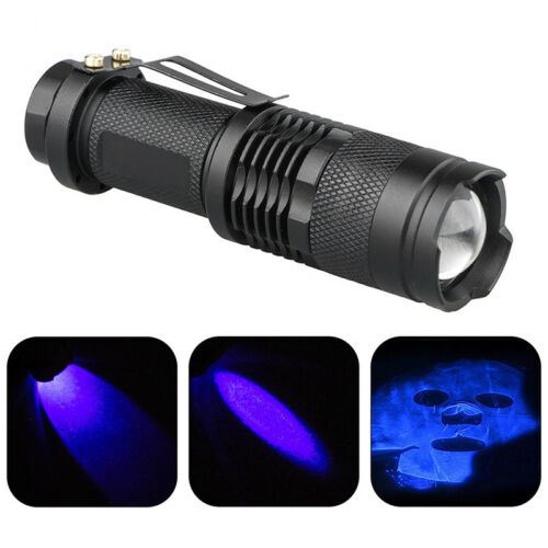 LED ultra violet UV 365 nm Blacklight lampe de poche lampe d'inspection torche