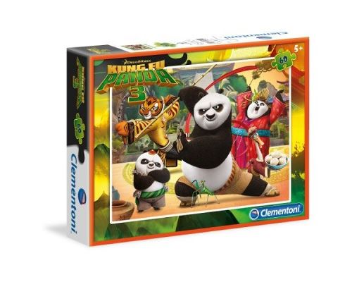 Puzzle 60 Pièces : Kung Fu Panda 3, Clementoni