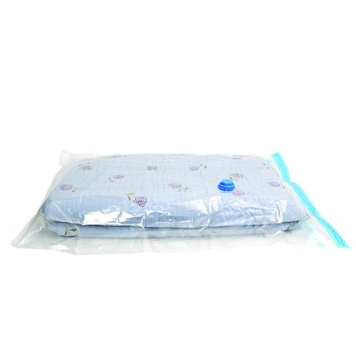 MSV 306 Rose Housses Parfumée Gain de Place Vide d'Air Polyester Transparent 110 x 80 x 5 cm