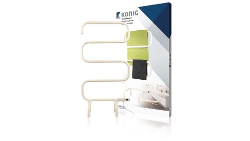 Sèche-serviettes mobile 100w 230v könig kn-th10