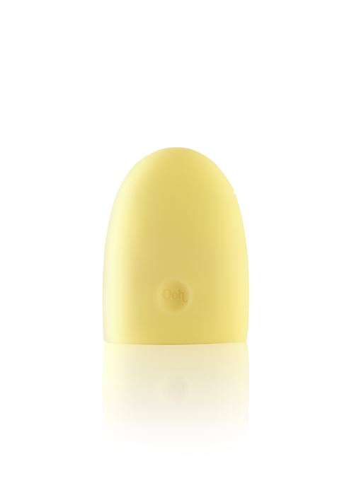 OOH BY JE JOUE - Ooh Pebble n°1, Embout pour Je Joue large, Silicone doux, Jaune
