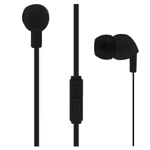 T'nB BE COLOR - Écouteurs avec micro - intra-auriculaire - filaire - jack 35mm - noir